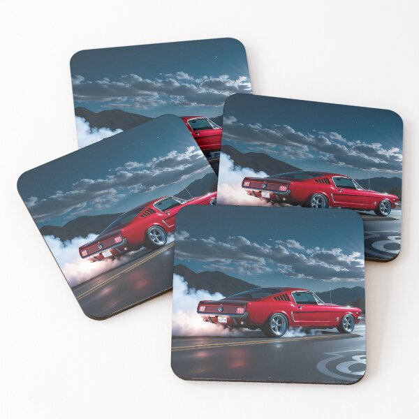 Item preview, Midnight Burnout: '66 Red Pony Car designed and sold by Crazy Ronald.