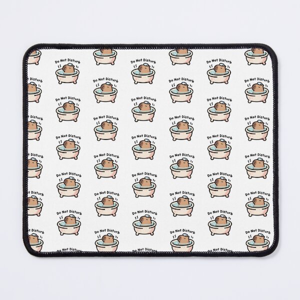 Item preview, Cute Sleepy Capybara Bath Funny Sticker designed and sold by HatemArtsSimple.