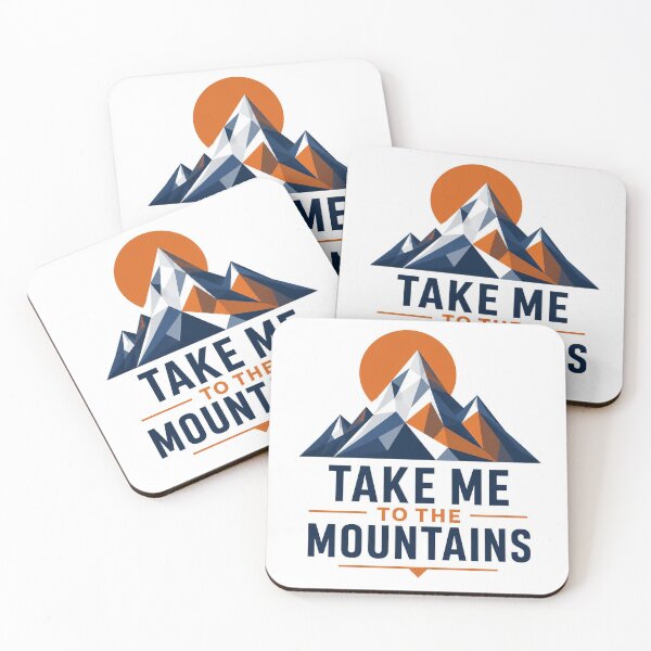 Item preview, Take Me To The Mountains | Modern Geometric Mountain Design designed and sold by Studio22design.