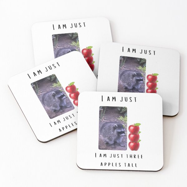 Item preview, Jimothy the Raccoon Three Apples Tall designed and sold by The Puzzle Agents.