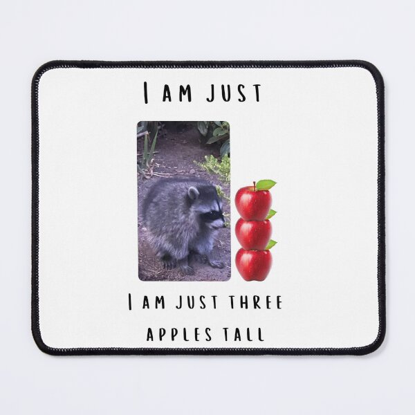 Item preview, Jimothy the Raccoon Three Apples Tall designed and sold by The Puzzle Agents.