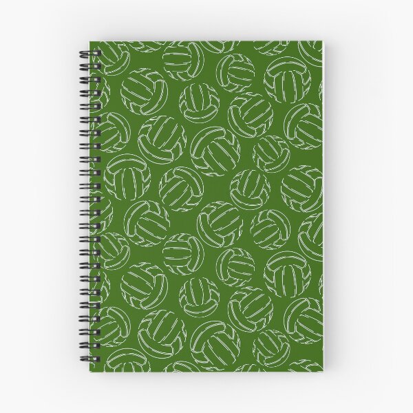 Item preview, Volleyballs line art sketch pattern - green designed and sold by katzdzynes.