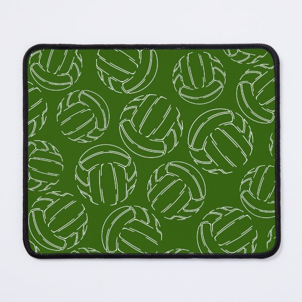 Item preview, Volleyballs line art sketch pattern - green designed and sold by katzdzynes.