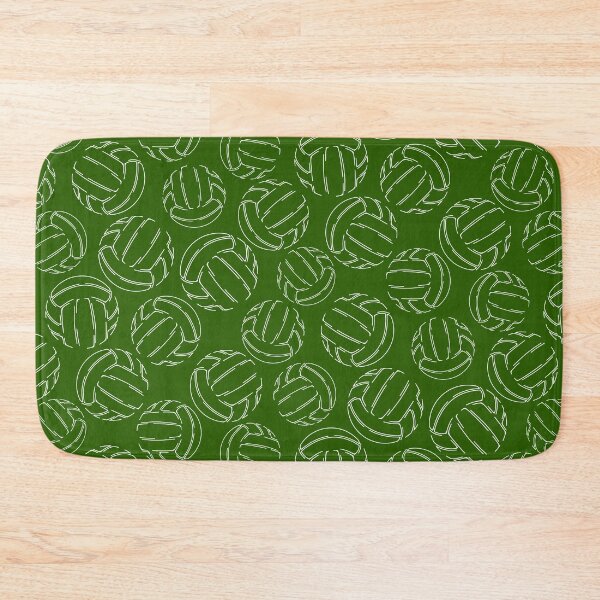 Item preview, Volleyballs line art sketch pattern - green designed and sold by katzdzynes.