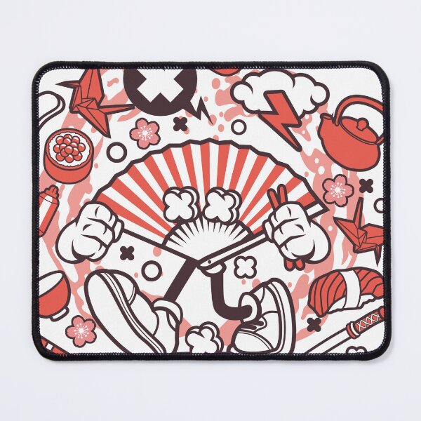 Item preview, Japanese Food Origami Fan Character Collage designed and sold by ndesigne.