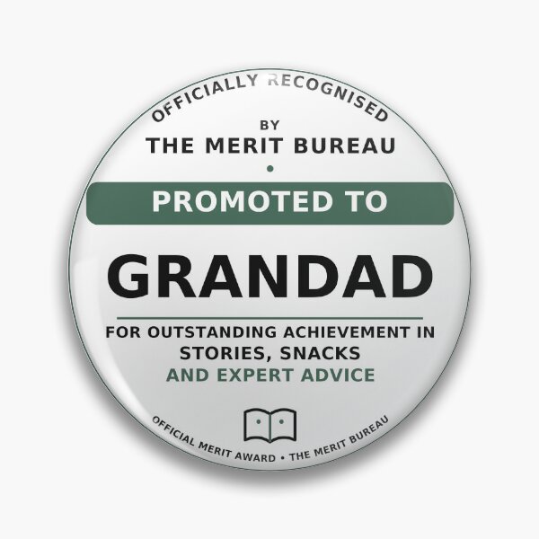 Item preview, New Grandad Gift | Promoted to Grandad Award for First-Time Grandfather designed and sold by TheMeritBureau.