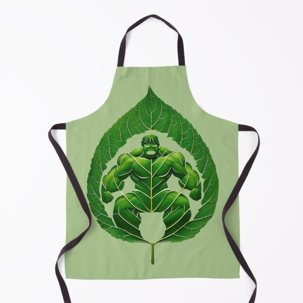 Item preview, Incredible Angry Green Hero Leaf Silhouette designed and sold by pixiedustpaint.