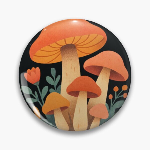 Item preview, Whimsical Cottagecore Mushroom Forest Art designed and sold by Krishnacre8.