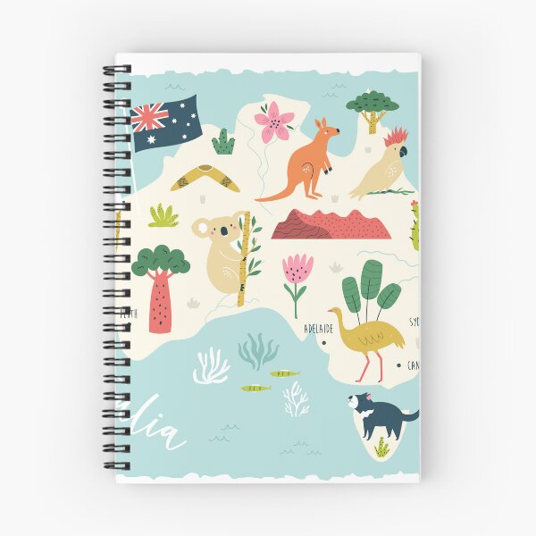 Item preview, Cute Kids Illustrated Map of Australia designed and sold by RiderSpoon.