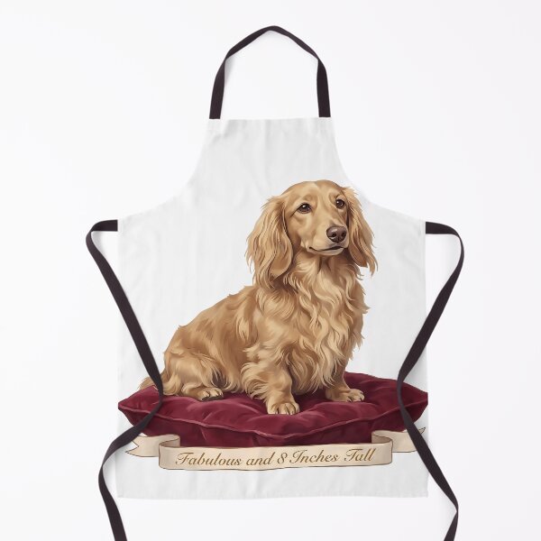 Item preview, Long Haired Dachshund Fine Art Elegant Dog Portrait Design designed and sold by jgoteiner.