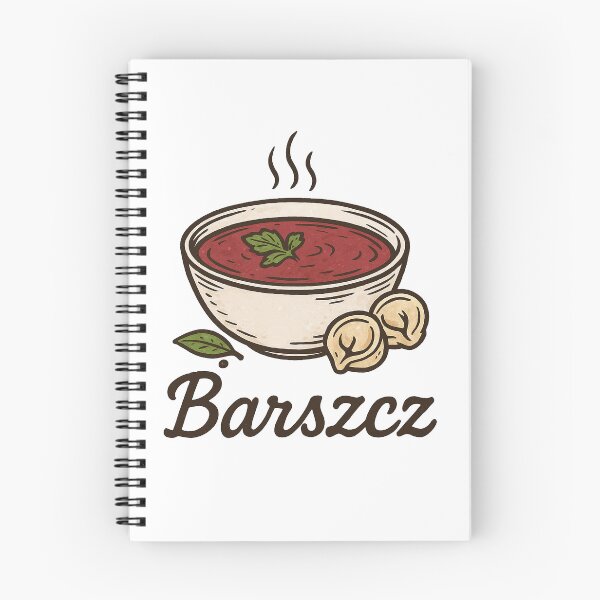 Item preview, Barszcz – Traditional Polish Beet Soup Rustic Illustration designed and sold by JOANNASKAH.