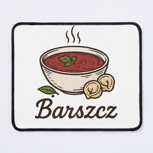 Item preview, Barszcz – Traditional Polish Beet Soup Rustic Illustration designed and sold by JOANNASKAH.