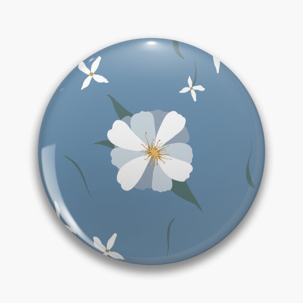 Item preview, Blue Floral Botanical Pattern designed and sold by JayzArtz.