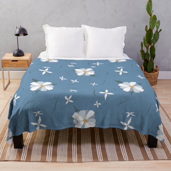 Item preview, Blue Floral Botanical Pattern designed and sold by JayzArtz.