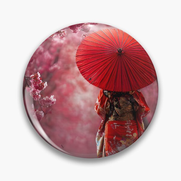 Item preview, Graceful Stroll Under Cherry Blossom Canopy designed and sold by Artessie.