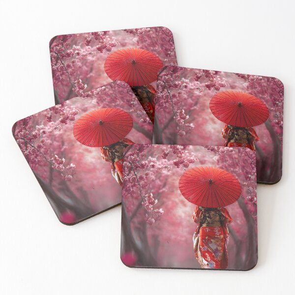 Item preview, Graceful Stroll Under Cherry Blossom Canopy designed and sold by Artessie.