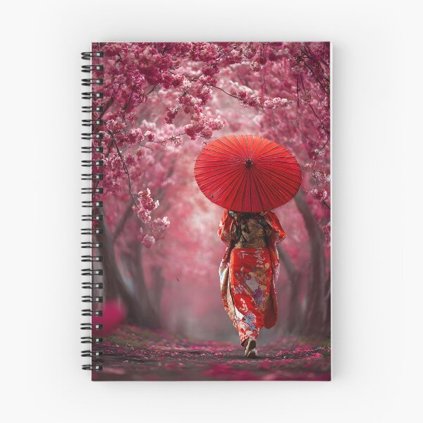 Item preview, Graceful Stroll Under Cherry Blossom Canopy designed and sold by Artessie.