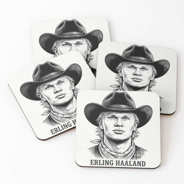Item preview, Erling Haaland in Cowboy Hat designed and sold by Simplybe1.