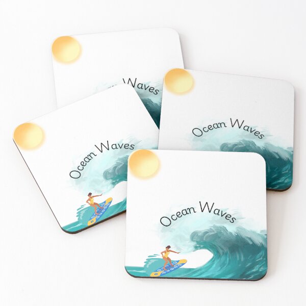 Item preview, Minimal Ocean Wave Coastal Summer Design designed and sold by Krishnacre8.