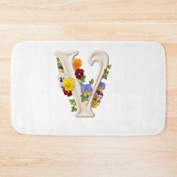 Item preview, Botanical Floral Letter V Monogram designed and sold by Helenaphotoart.