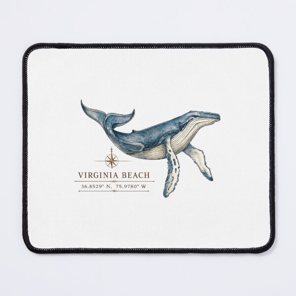 Item preview, Virginia Beach Whale designed and sold by nolachandler.