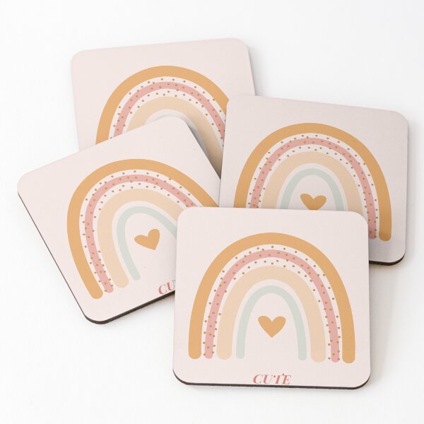 Item preview, Neutral Boho Rainbow Minimal Abstract Design designed and sold by Krishnacre8.