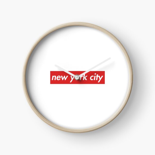 Supreme New York Clocks Redbubble - vibe nyc roblox script