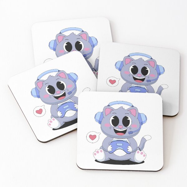 Item preview, Cute Retro Cartoon Gaming Cat Mascot designed and sold by RiderSpoon.