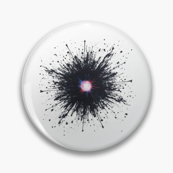 Item preview, Abstract Ink Splatter Cosmic Explosion Graphic Art designed and sold by ByKayaPrints.
