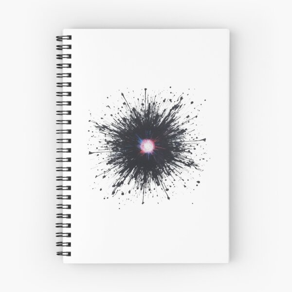 Item preview, Abstract Ink Splatter Cosmic Explosion Graphic Art designed and sold by ByKayaPrints.