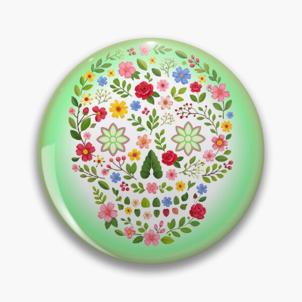 Item preview, Floral skull designed and sold by OUTDOOR-Z.