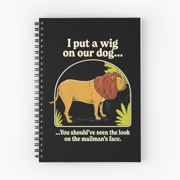 Item preview, Dog Lover Playing With My Dog in a Lion Wig designed and sold by PrincessLavinia.
