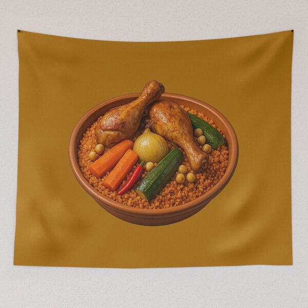 Item preview, Couscous with Chicken – North African Traditional Dish designed and sold by JOANNASKAH.