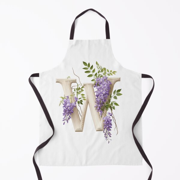 Item preview, Botanical Floral Letter W Monogram designed and sold by Helenaphotoart.