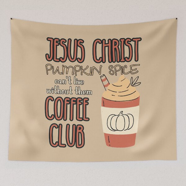 Item preview, Love Jesus Christ and Pumpkin Spice Coffee Lover Pumpkin Spice Latte Christian   designed and sold by Forevermore.
