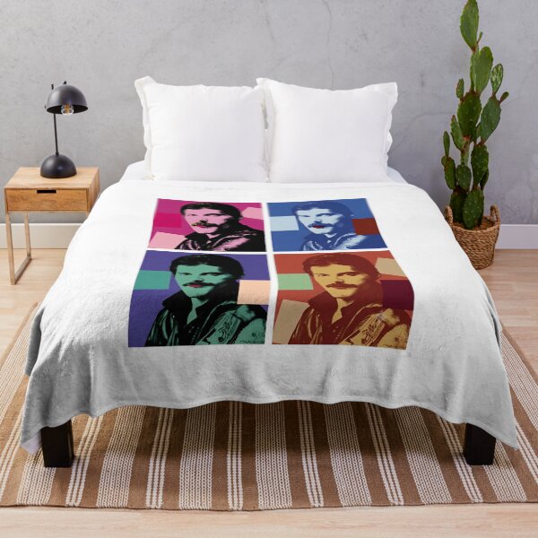 Item preview, Freddie Mercury Queen Andy Warhol painting style colorful parody artwork designed and sold by Space Ghettos.