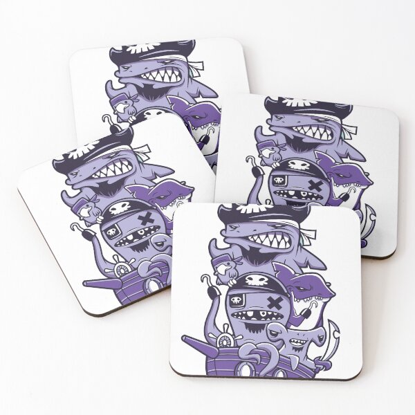 Item preview, Purple Pirate Monster Crew Sailing Adventure designed and sold by ndesigne.
