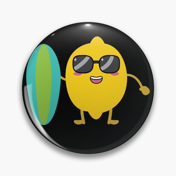 Item preview, A Lemon With Sunglasses And a Surfboard, Gifts for Surflovers designed and sold by MalwasBasket.