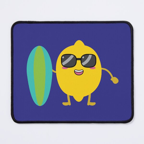 Item preview, A Lemon With Sunglasses And a Surfboard, Gifts for Surflovers designed and sold by MalwasBasket.