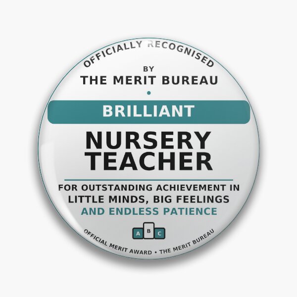 Item preview, Nursery Teacher Gift | Brilliant Early Years Teacher Thank You Award designed and sold by TheMeritBureau.