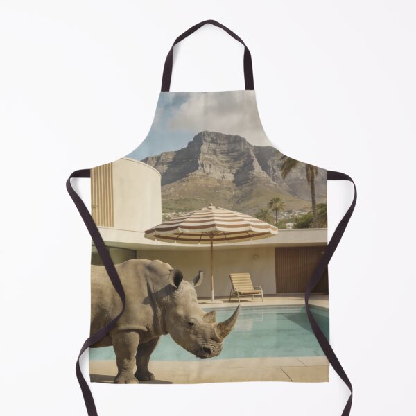 Item preview, Rhino Wall Art Cape Town Table Mountain Modern Architecture Photography Luxury Safari Print Mid Century Home Contemporary Art designed and sold by Kzara Visual.