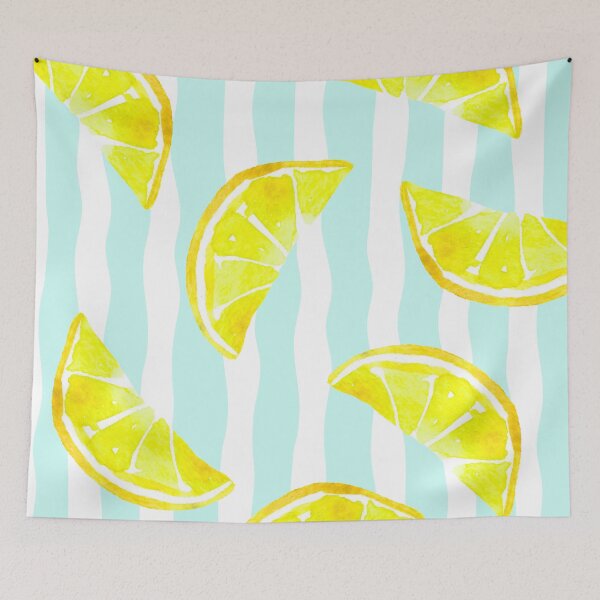 Item preview, Lemon Stripe designed and sold by Cosmic Badger.