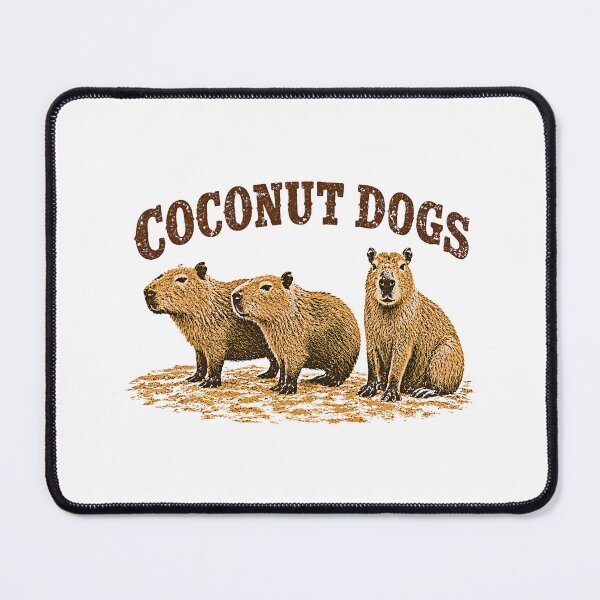 Item preview, Coconut Dogs – Funny Capybara Meme Vintage Animal Graphic designed and sold by UpperClassThreads.