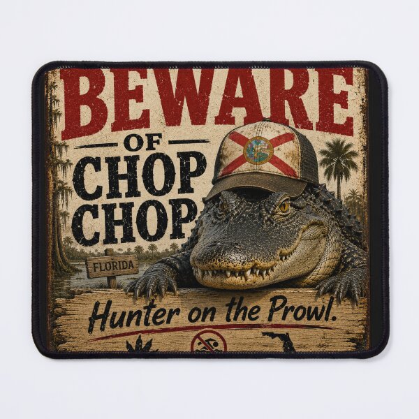 Item preview, Beware of Chop Chop Florida Gator Design designed and sold by ButterflyHolly Resource.