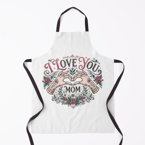 Item preview, I Love You Mom" Floral Art Tee - Heartfelt Gift for Her designed and sold by TripleVertex-1.