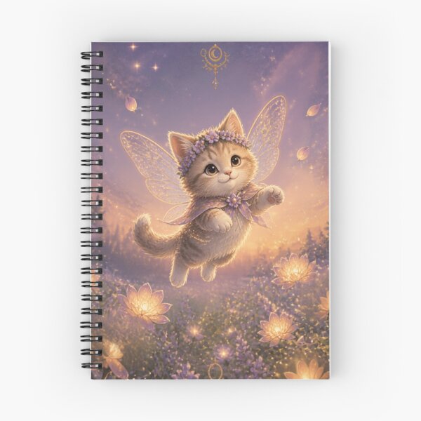 Item preview, Flying Cute Cats Fantasy Art – Magical Sky Cat Illustration with Bright Colors designed and sold by DervoTeck2767.
