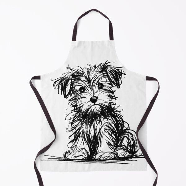 Item preview, Scruffy Puppy Scribble designed and sold by pixiedustpaint.