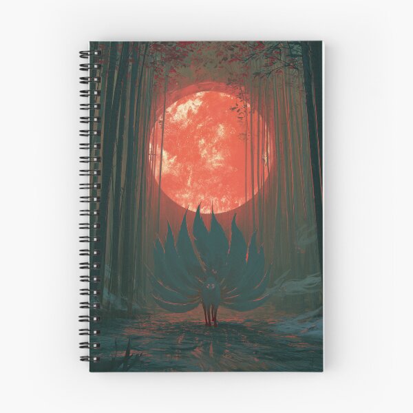 Item preview, Kitsune Beneath Red Moon designed and sold by Rtymer.
