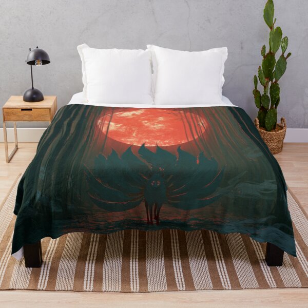 Item preview, Kitsune Beneath Red Moon designed and sold by Rtymer.