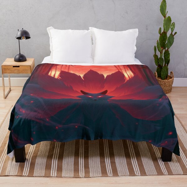 Item preview, Kitsune Beneath Red Moon designed and sold by Rtymer.